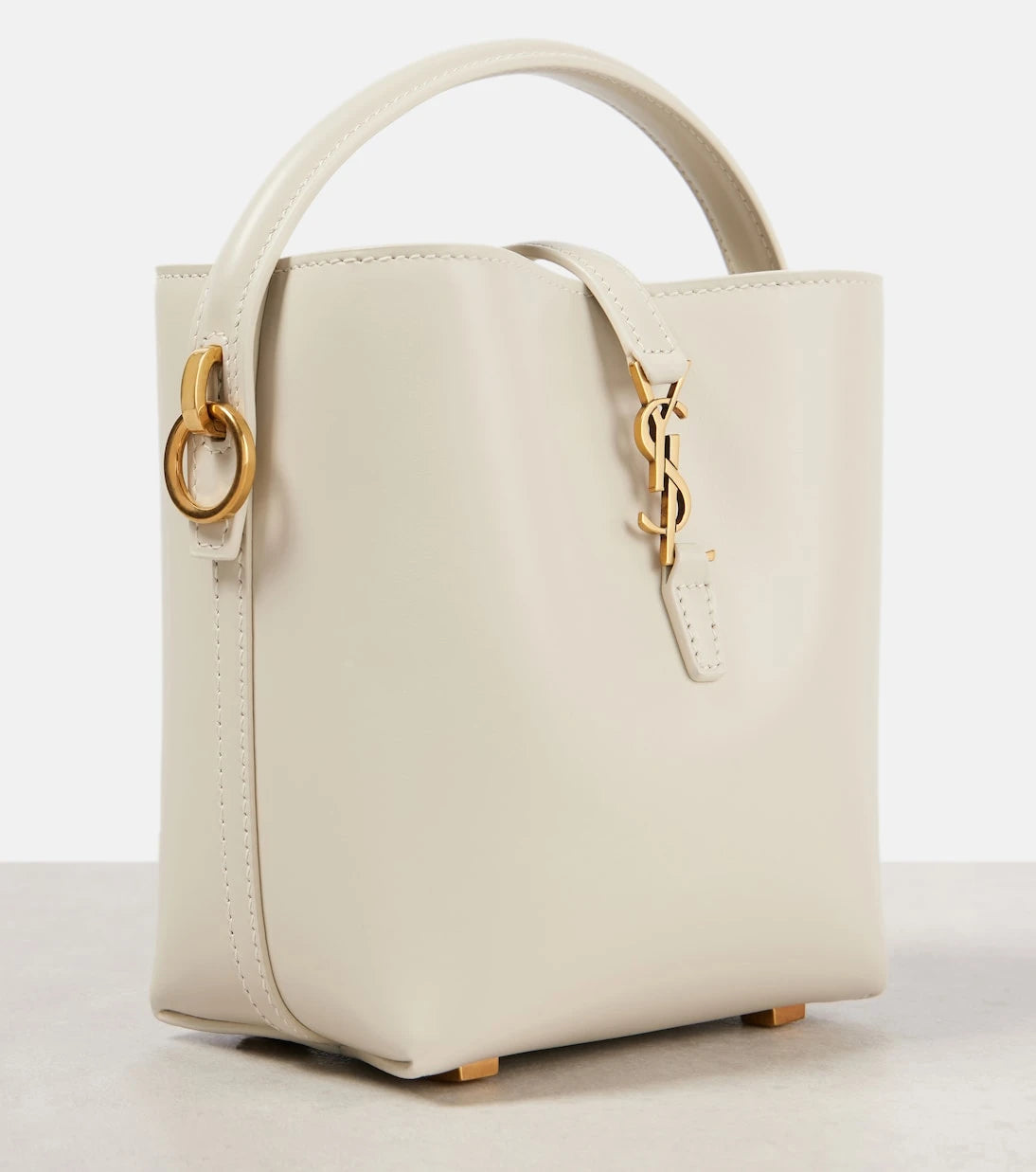 Saint Laurent - Le 37 Mini leather bucket bag