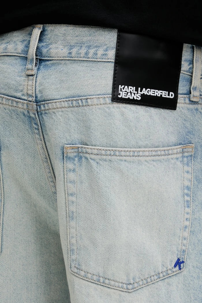 Karl Lagerfeld Jeans rahat kesim erkek kot pantolon