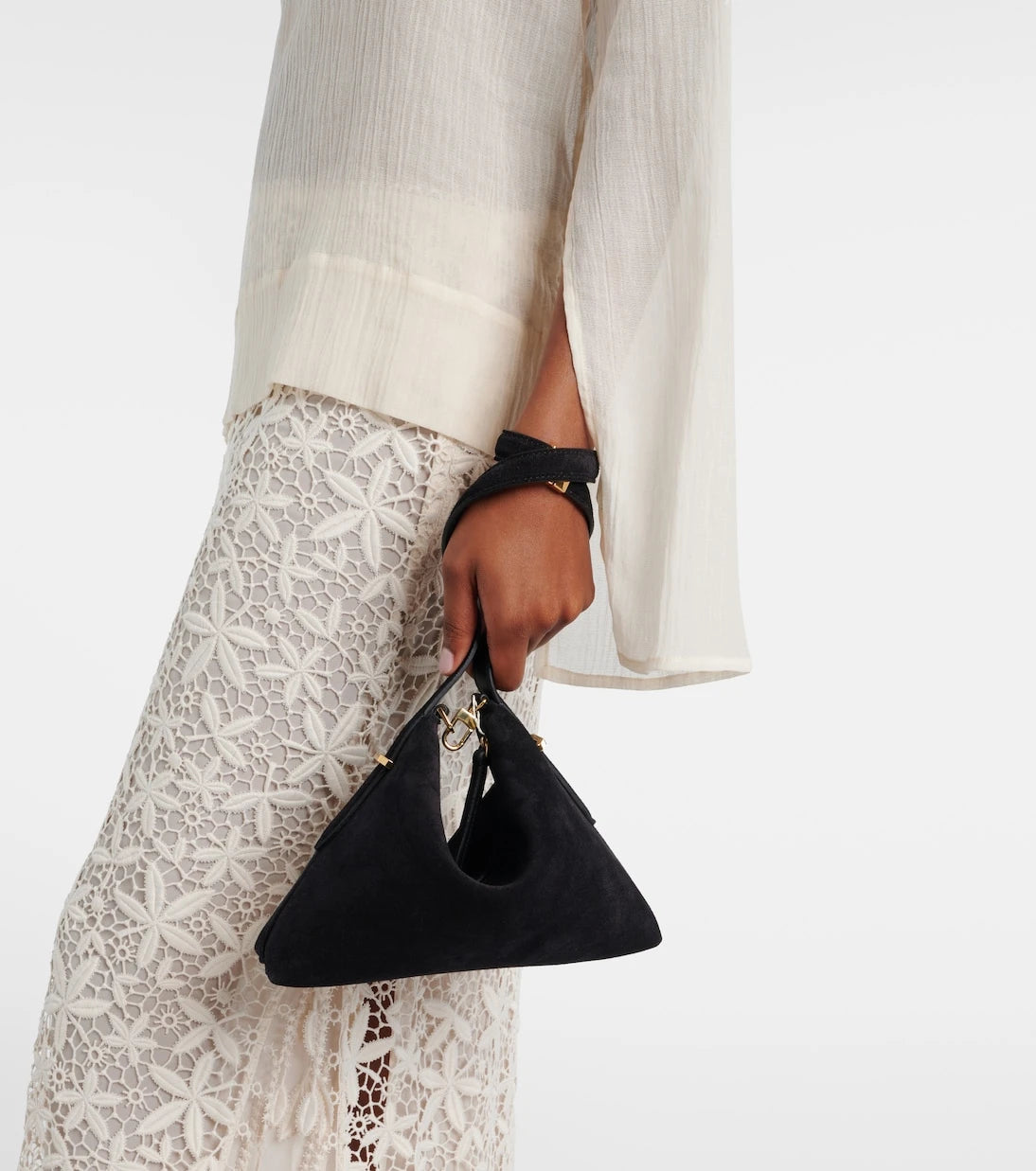 Toteme - Scoop Mini leather clutch