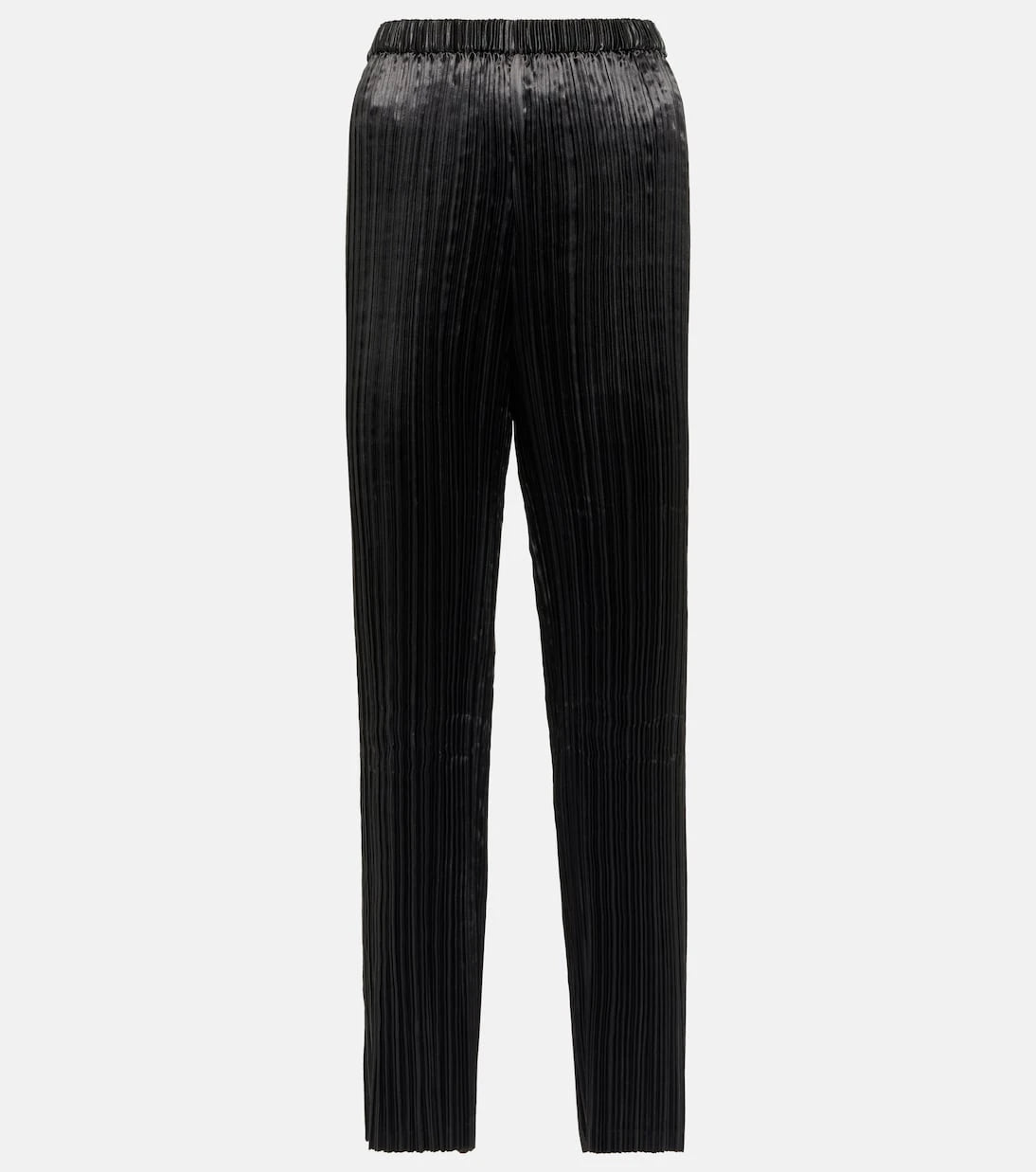 Junya Watanabe - Pleated slim satin pants