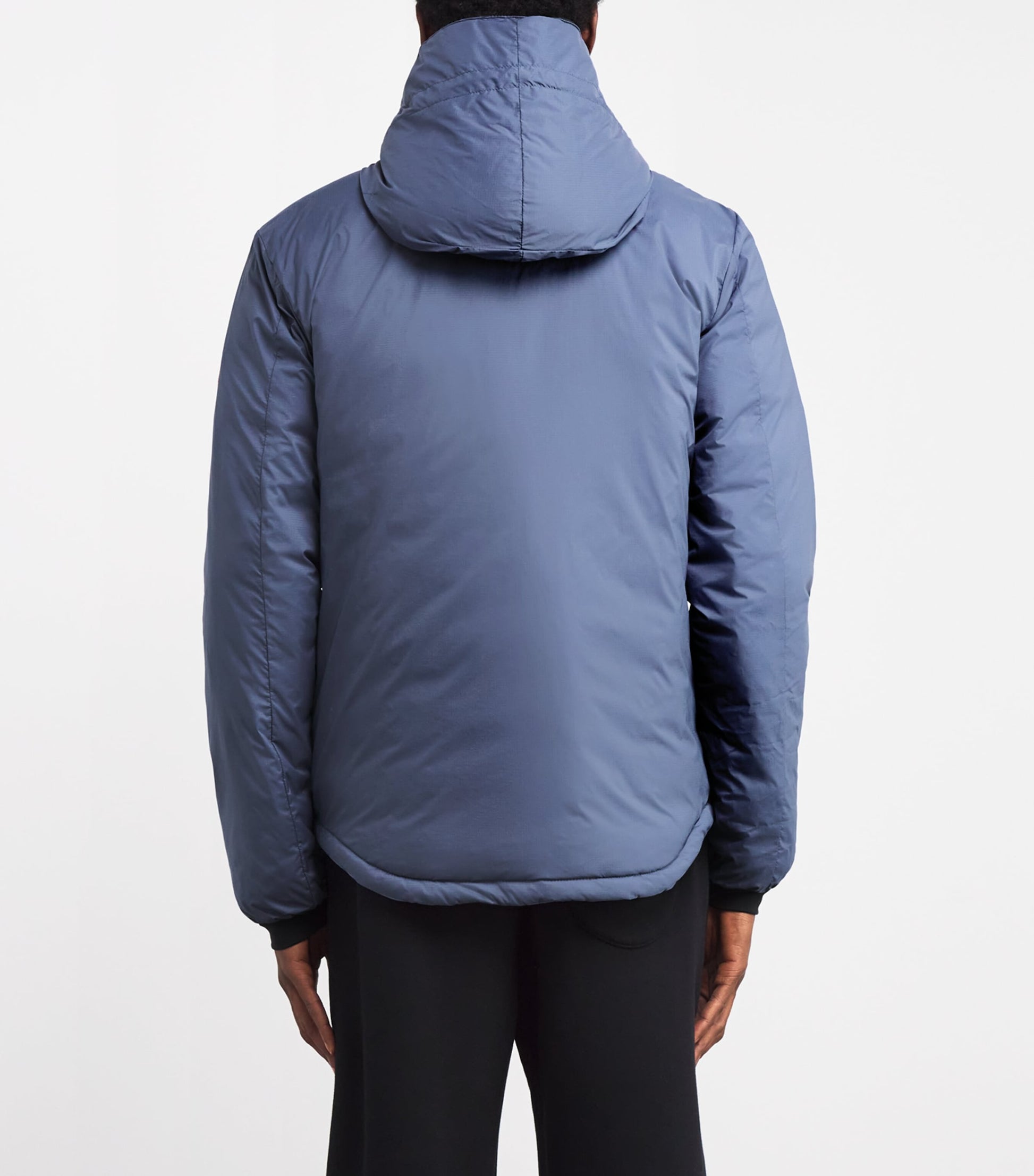 Blue Hooded Lodge Coat