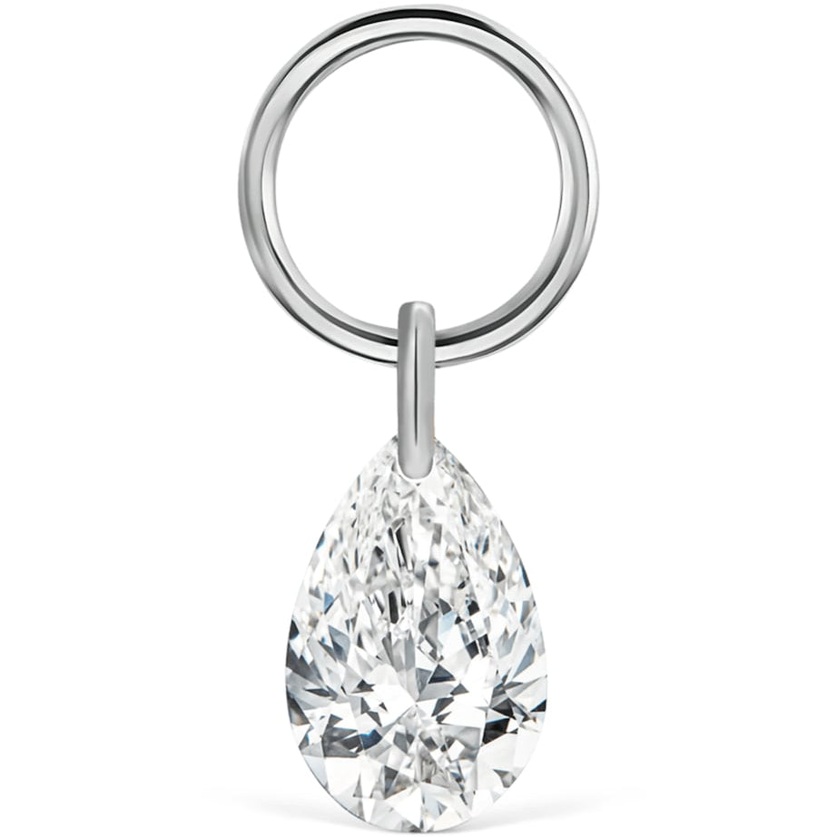 Maria Tash Diamond Pear Floating Charm (4mm)