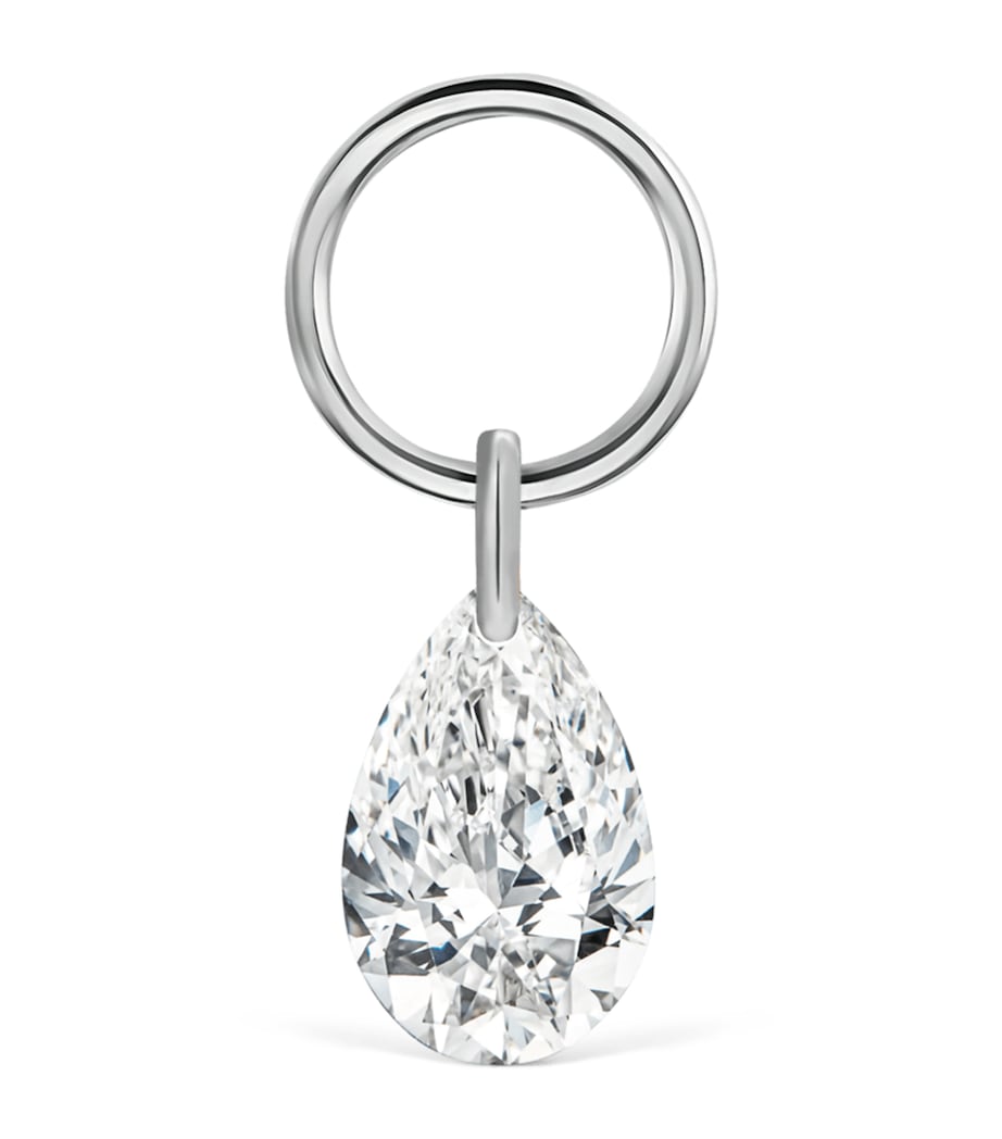 Maria Tash Diamond Pear Floating Charm (4mm)