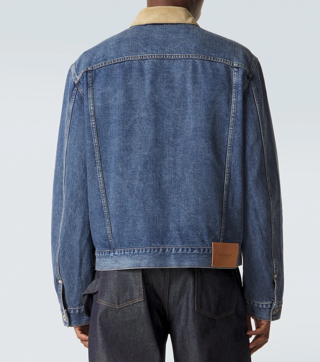 JW Anderson - Corduroy-trimmed denim jacket