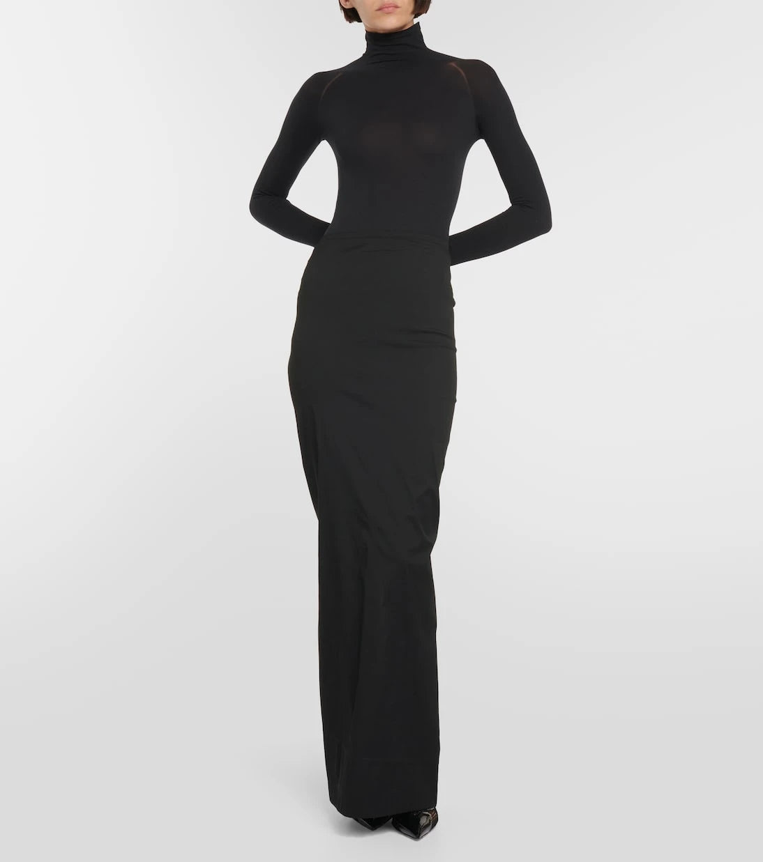 Alaïa - Turtleneck jersey bodysuit