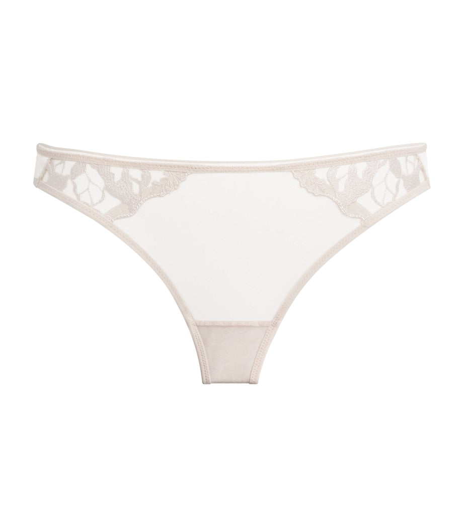 Maison Lejaby White Sin Tanga Briefs
