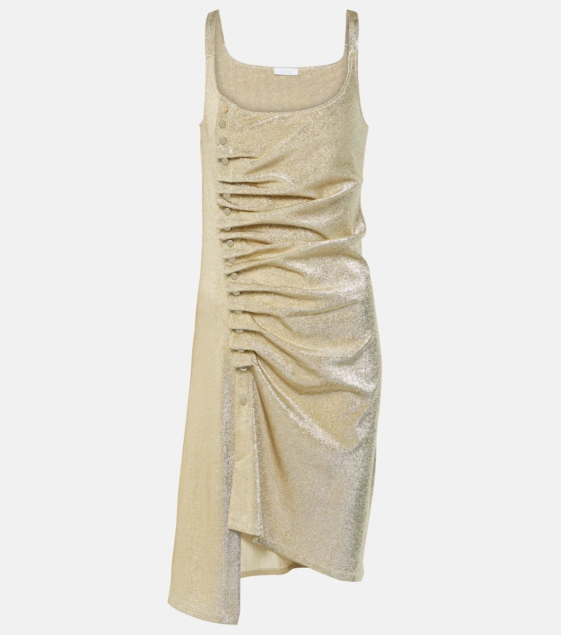 Rabanne - Ruched Lurex® minidress