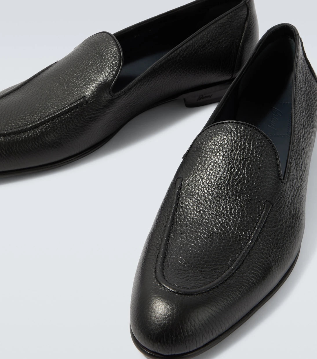 Brioni - Appia leather loafers
