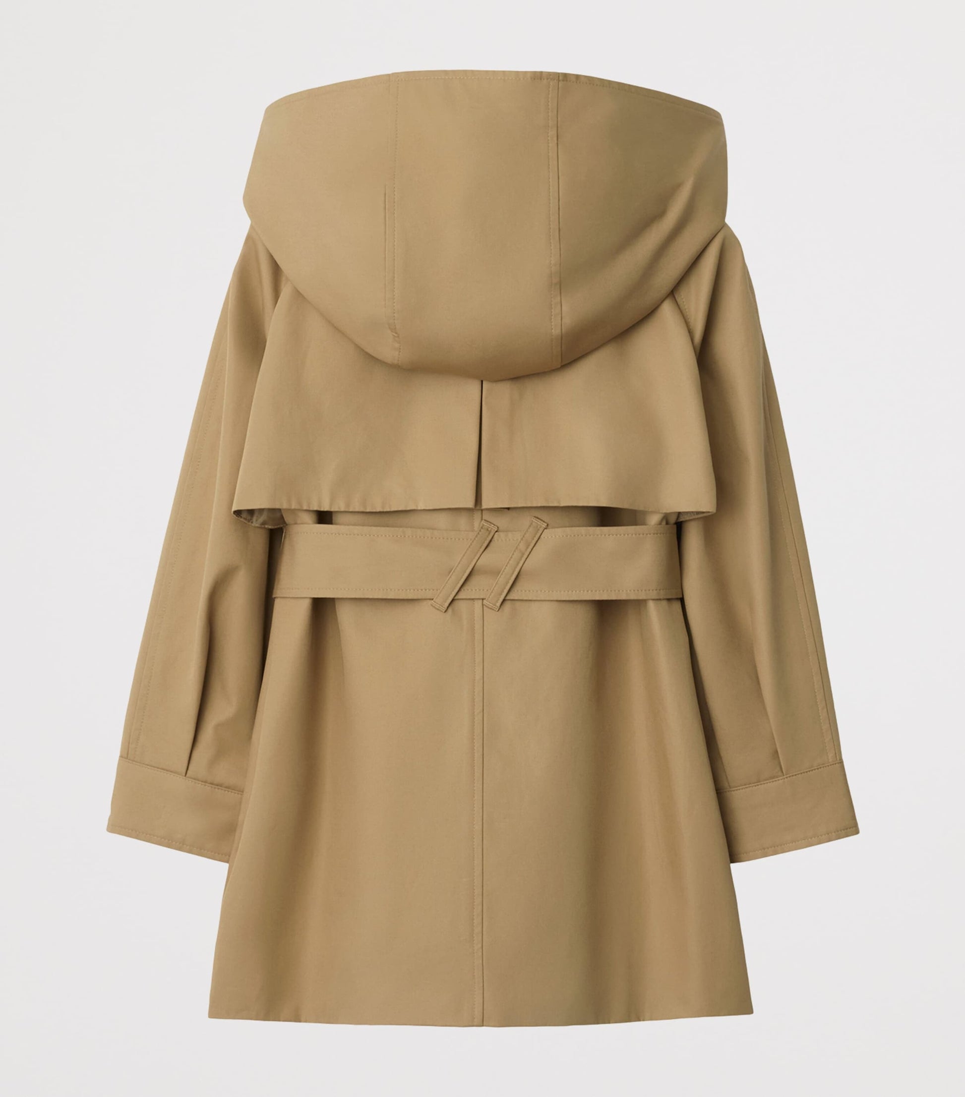 Burberry Kids Cotton Hooded Trench Coat (3-12 Years)