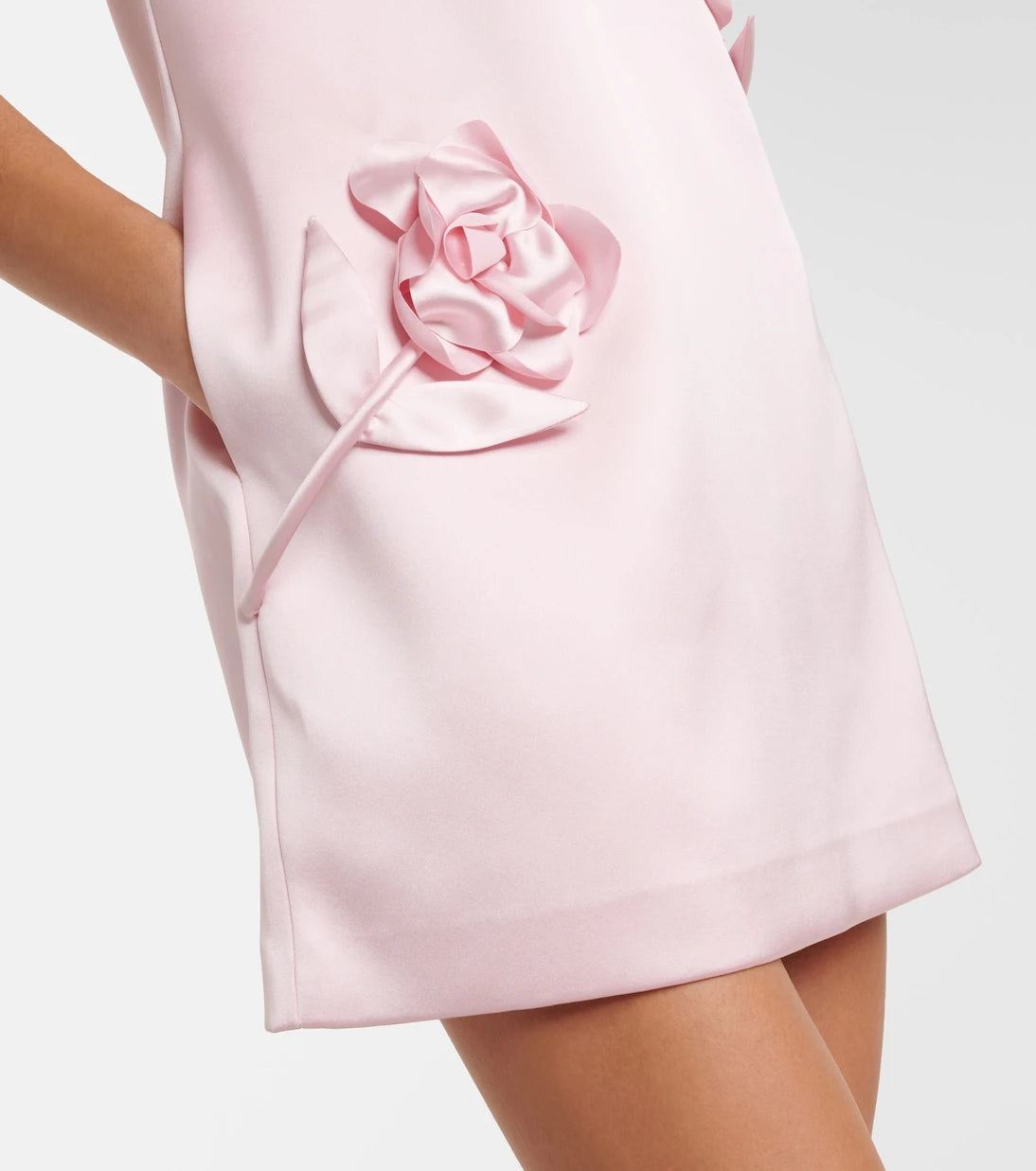 Self-Portrait - Satin minidress