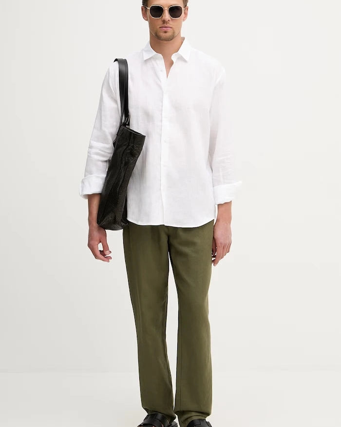 Trussardi erkek keten gömlek