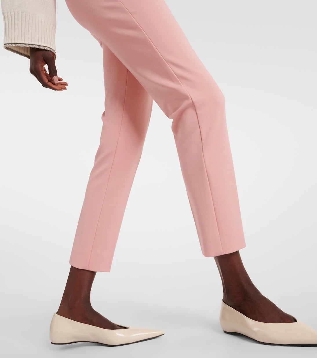 Max Mara - Pegno cropped jersey slim pants