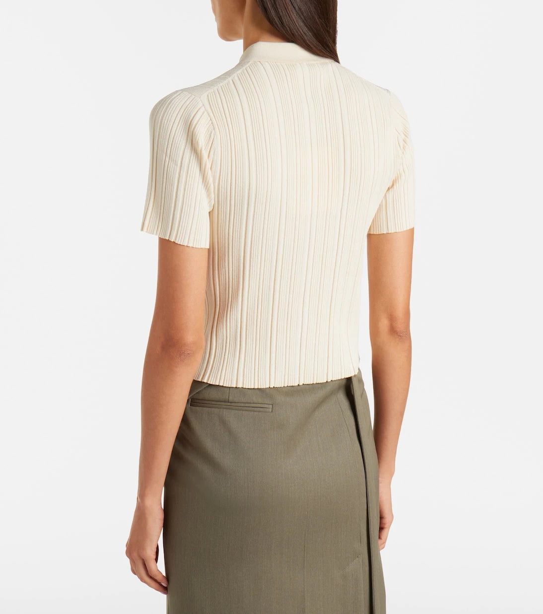 Victoria Beckham - Ribbed-knit top