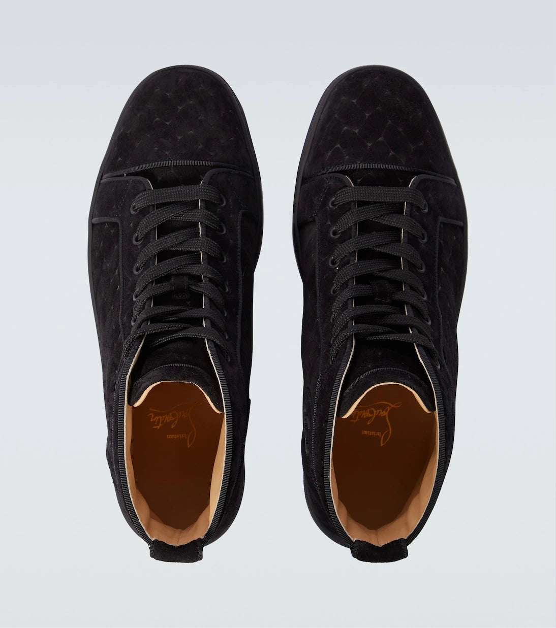 Christian Louboutin - Louis suede high-top sneakers