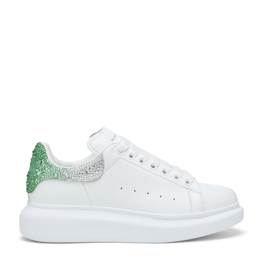 McQueen White Leather Oversized Sneakers