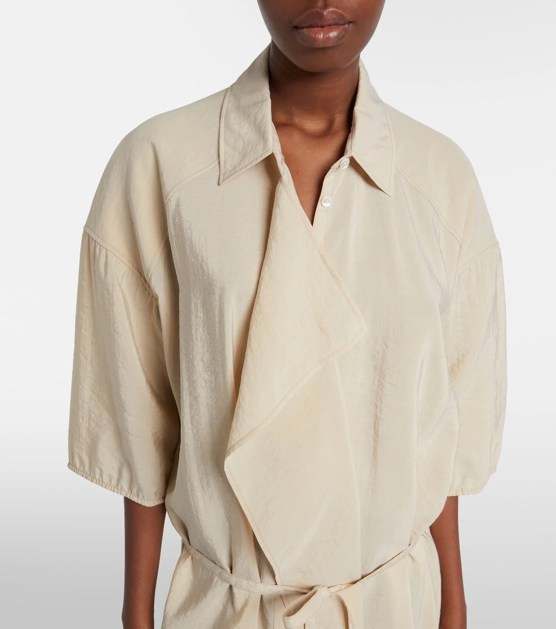 Lemaire - Silk-blend shirt dress