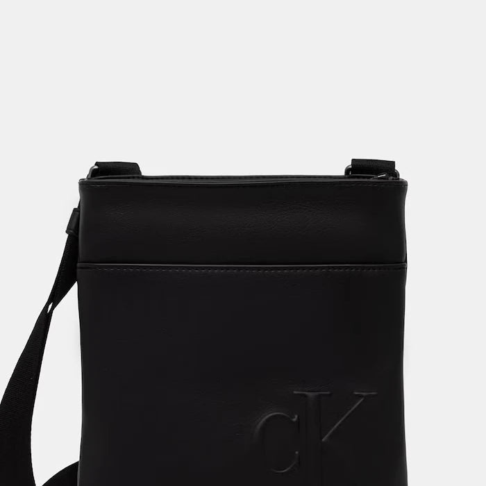 Calvin Klein Erkek Suni Deri Omuz Çantası