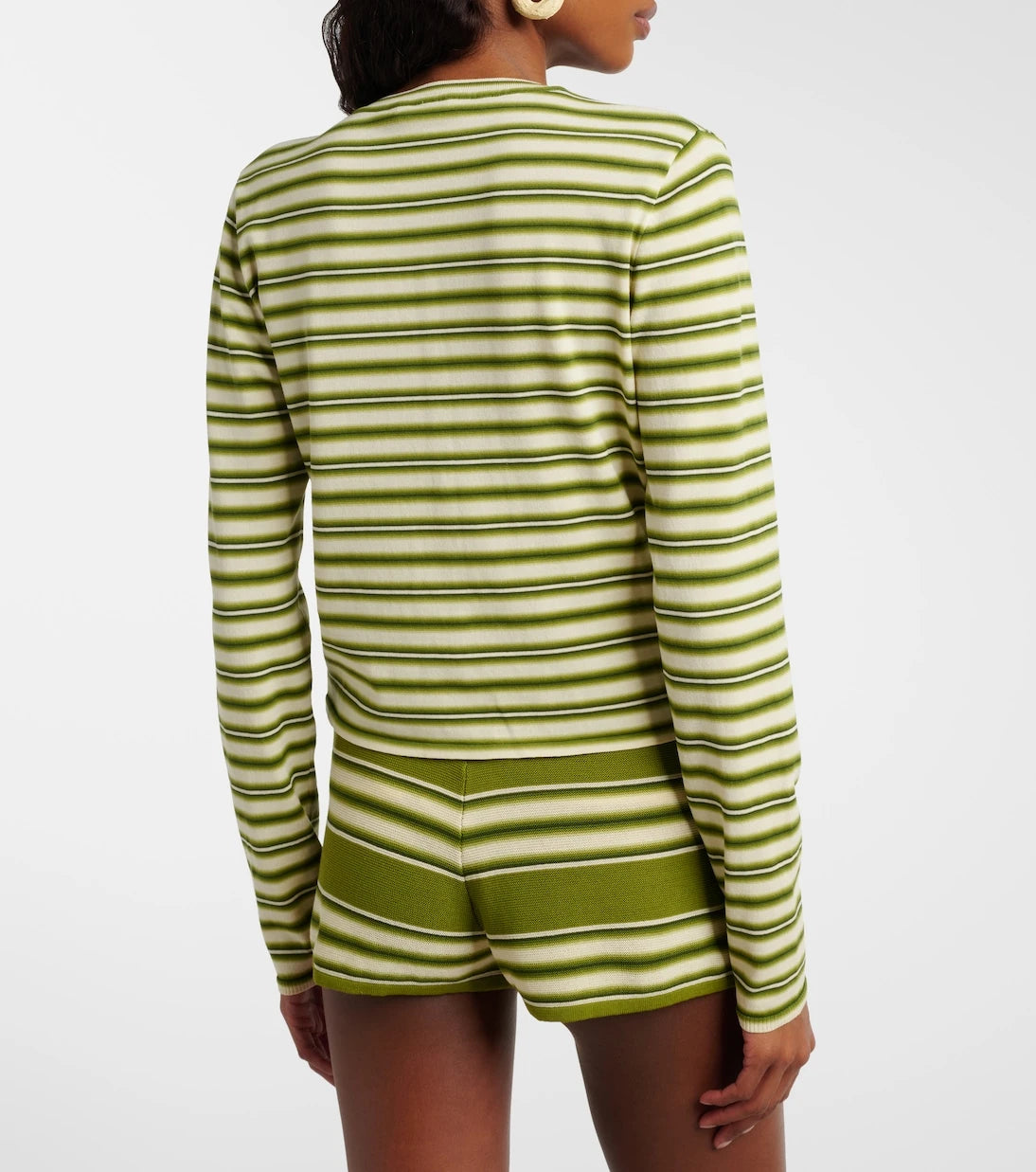 Faithfull - Cinta striped cotton-blend cardigan