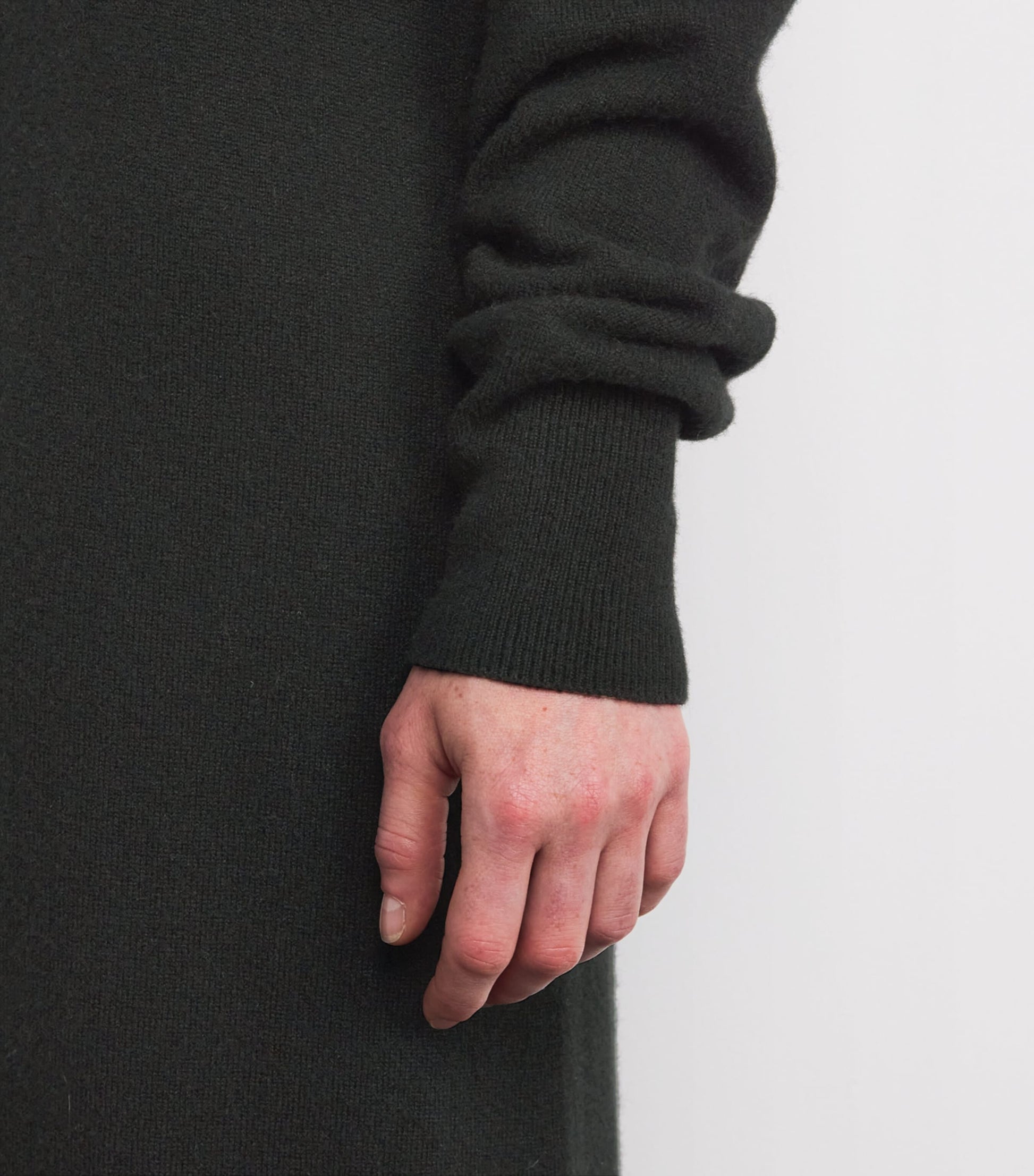 The Row Black Loter Cashmere Maxi Dress