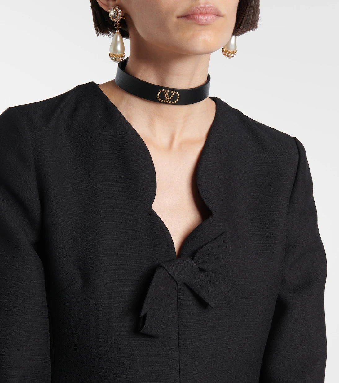 Valentino - Crepe Couture mini dress