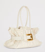 Balmain White Large Leather Anthem Shoulder Bag