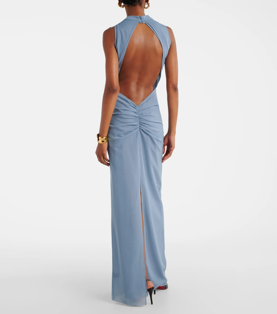 SIR - Ruby open-back semi-sheer cocktail dress