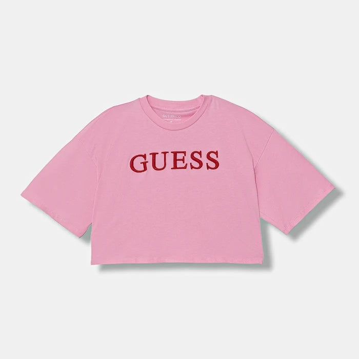 Детска памучна тениска Guess