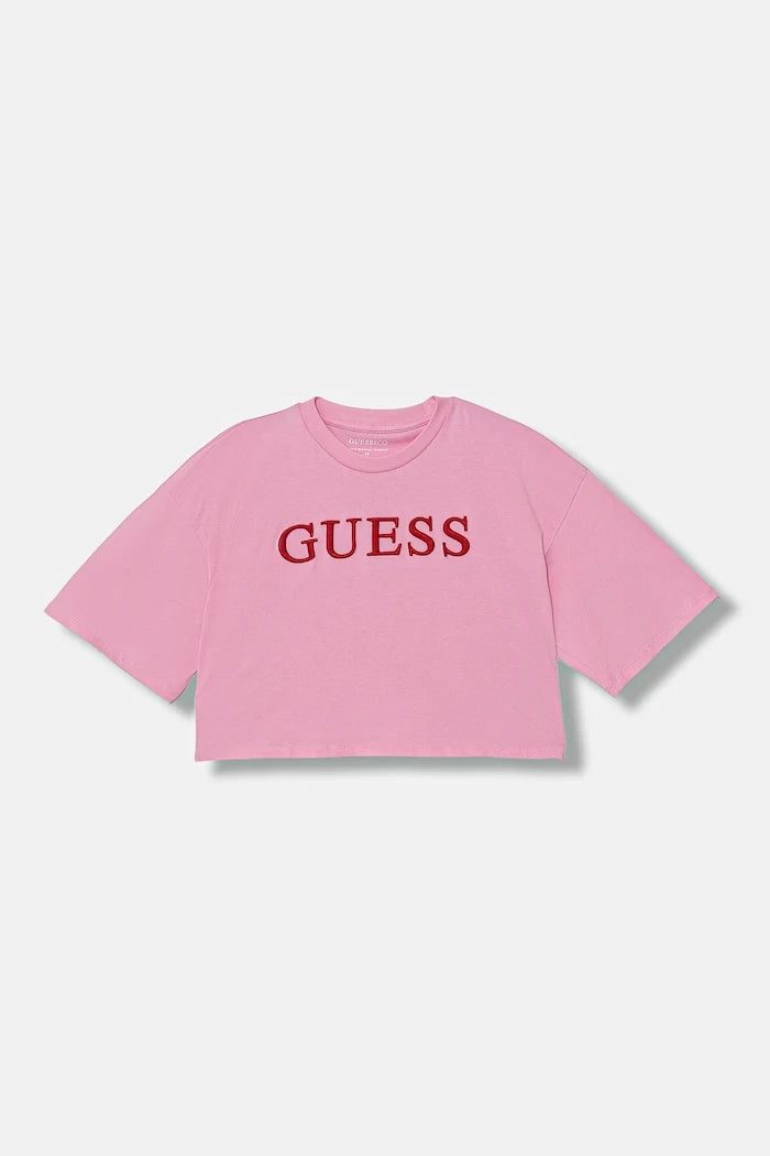 Детска памучна тениска Guess