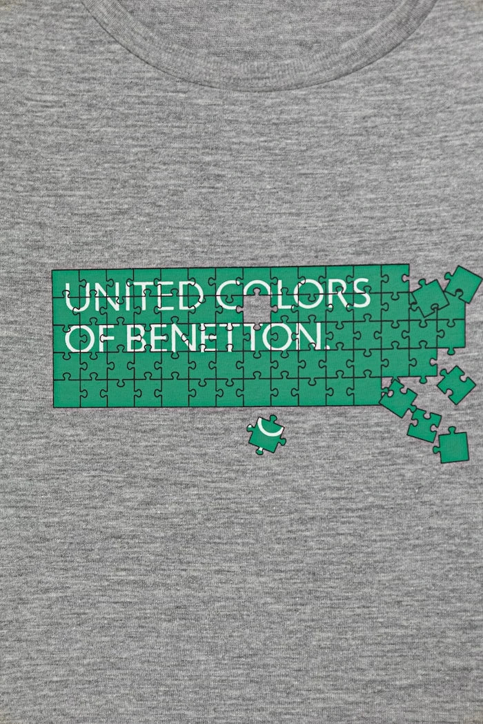 United Colors of Benetton тениска за деца с памук
