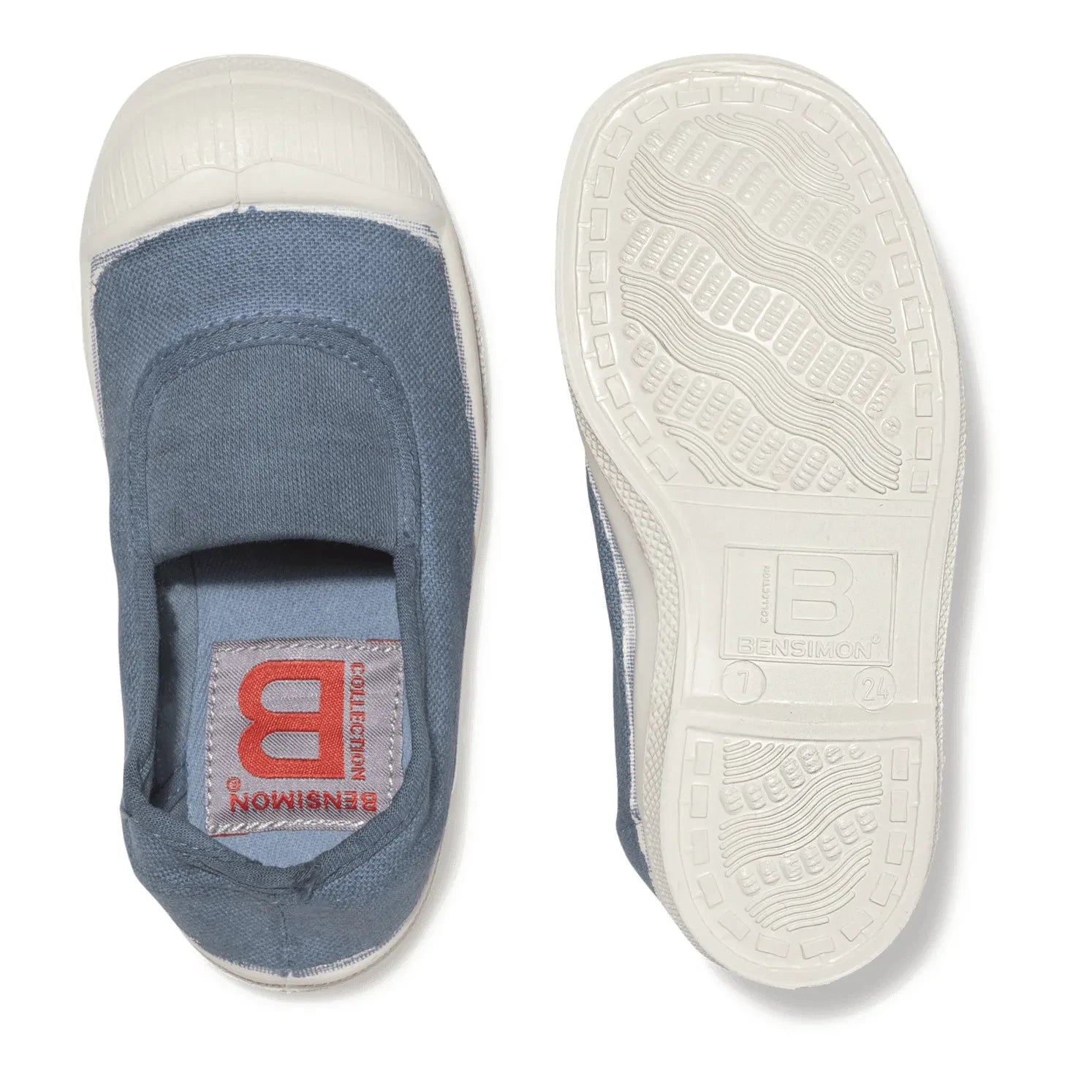 Bensimon - Elastic Vegan Tennis Shoes  | Denim