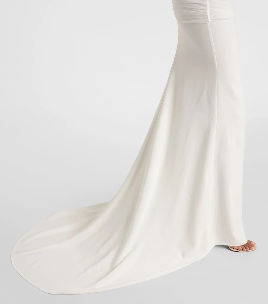 Christopher Esber - Bridal veiled silk tulle gown