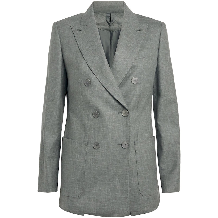 Green Virgin Wool Palomba Blazer