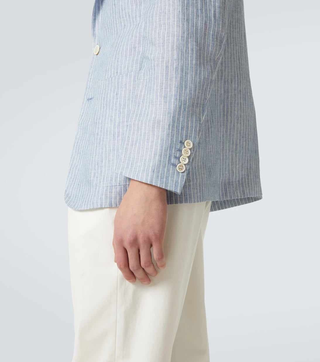 Dunhill - Striped linen-blend blazer