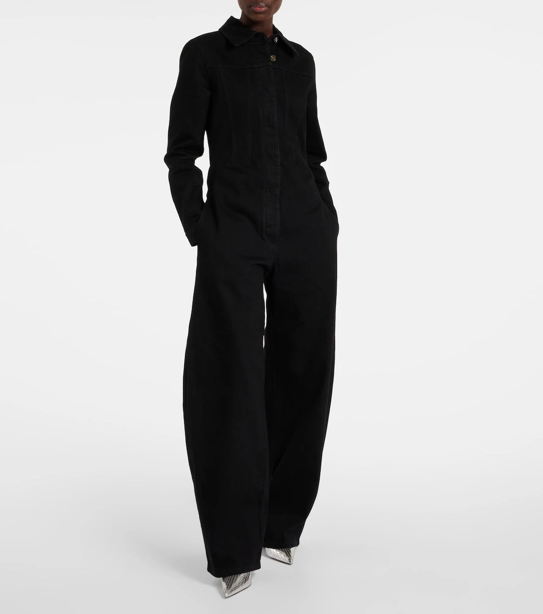 Alaïa - Denim jumpsuit