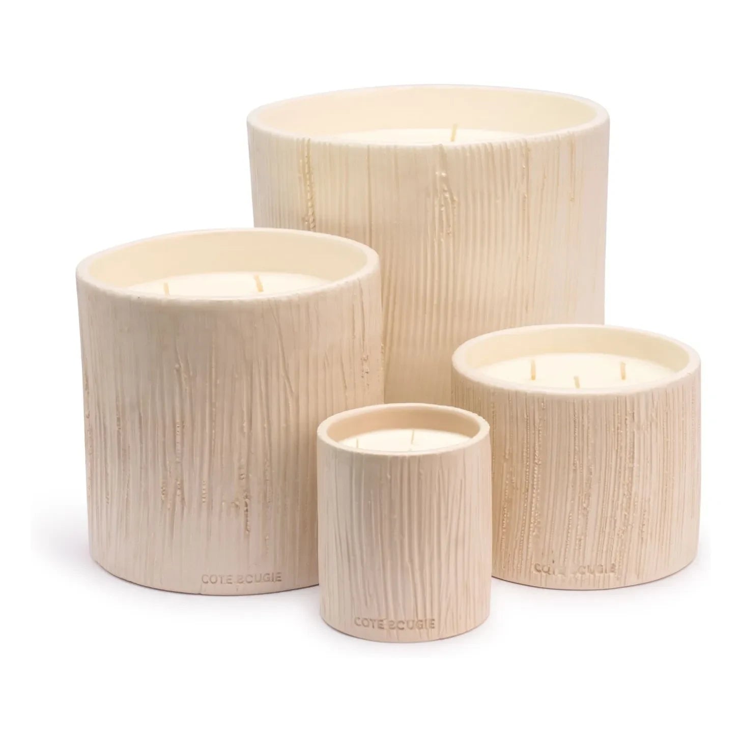 Côté Bougie - Striated candle - Mon Bel Oranger
