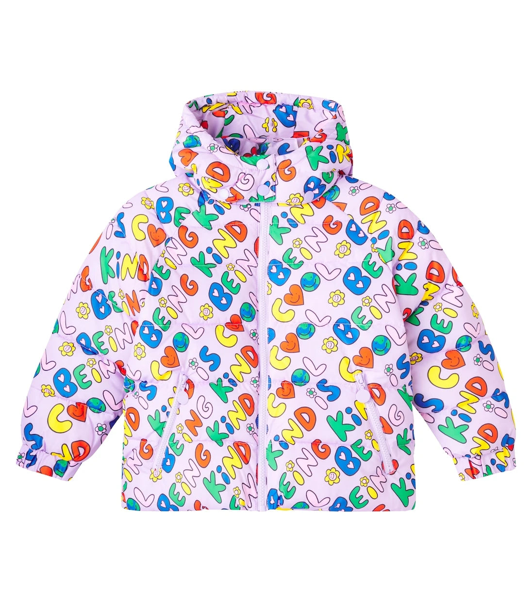 Stella McCartney Kids - جاكيت منفوخ مطبوع