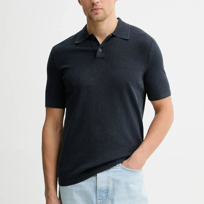 Памучна тениска с яка Marc O'Polo