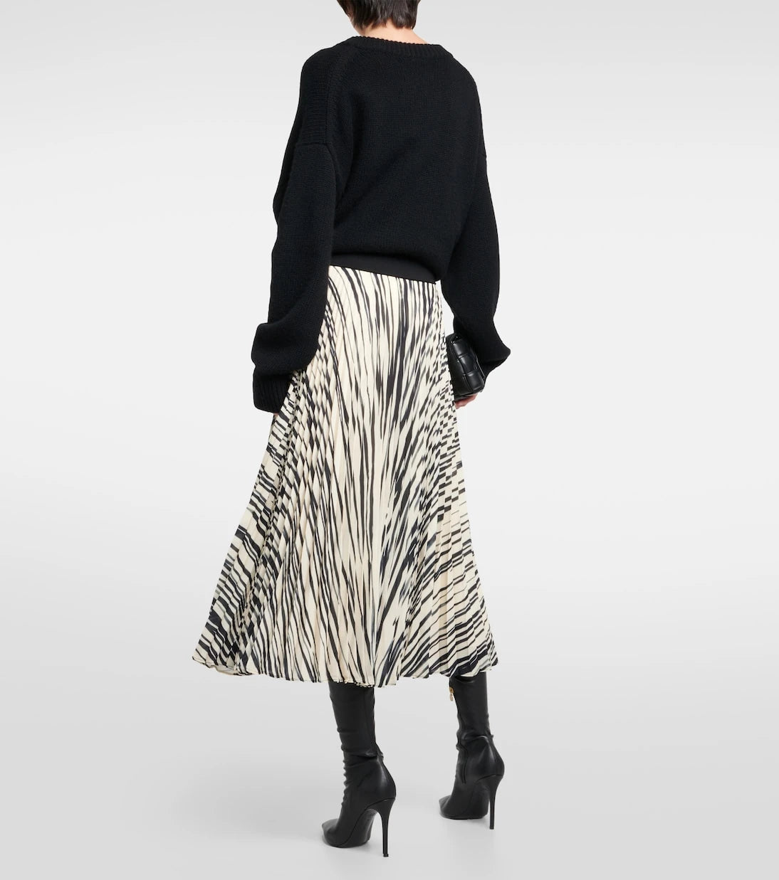 Proenza Schouler - Printed plissé midi skirt