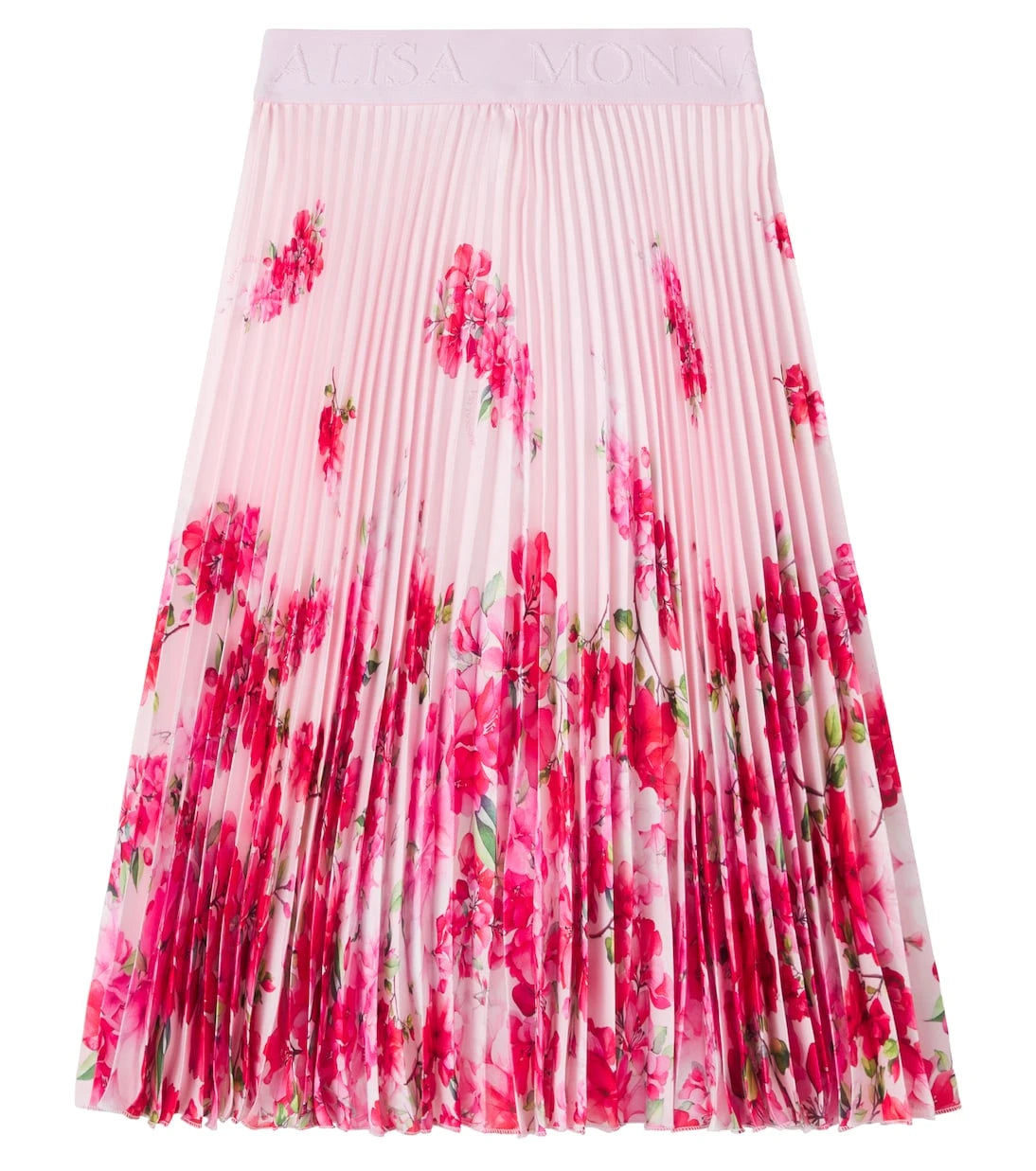 Monnalisa - Soleil floral plissé skirt