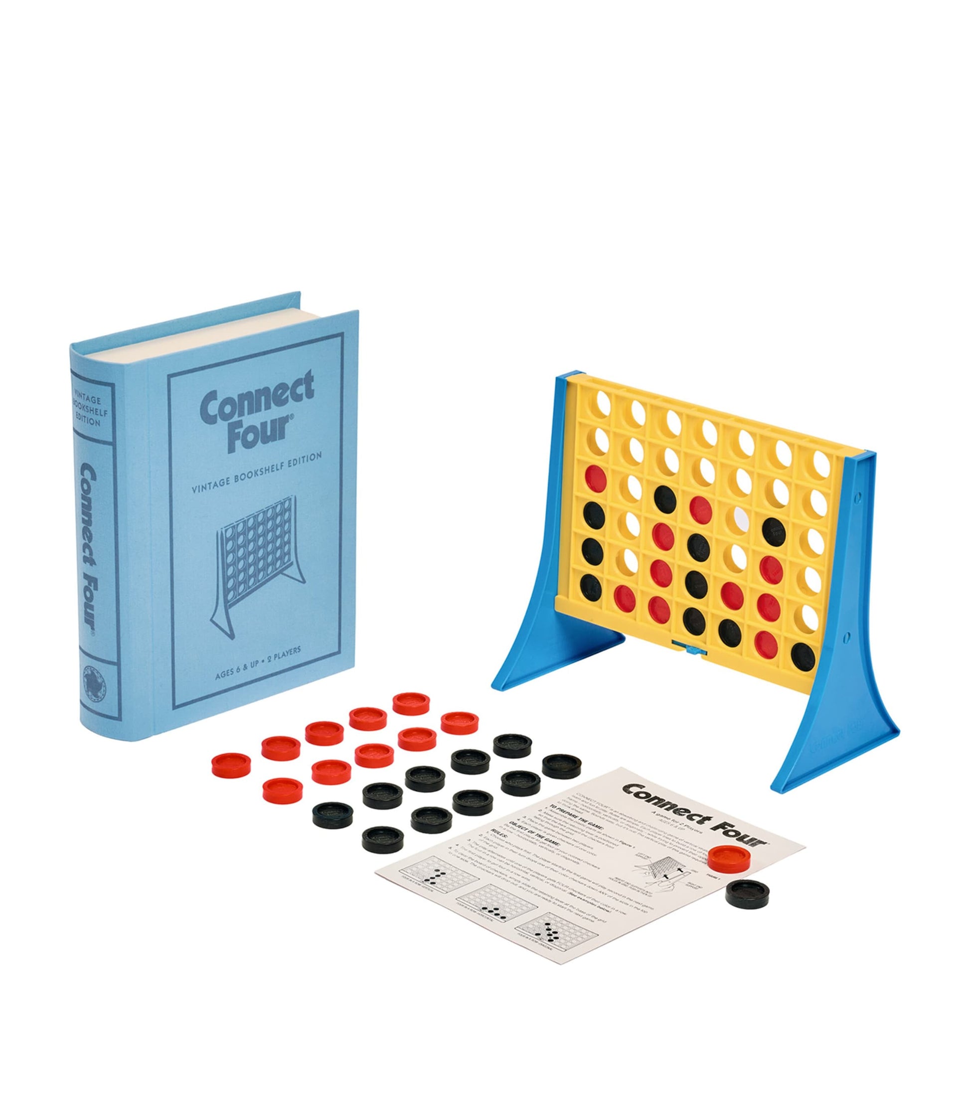 VINTAGE BOOKSHELF Connect Four Board Game