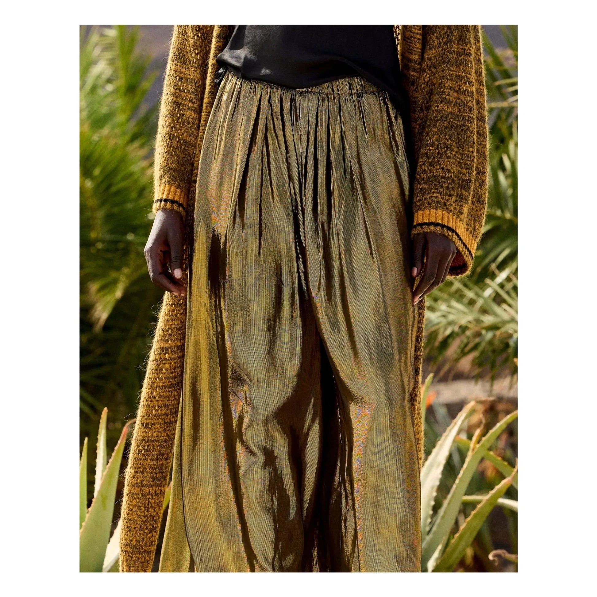 Mes Demoiselles - Leone Metallic Pants | Carbon
