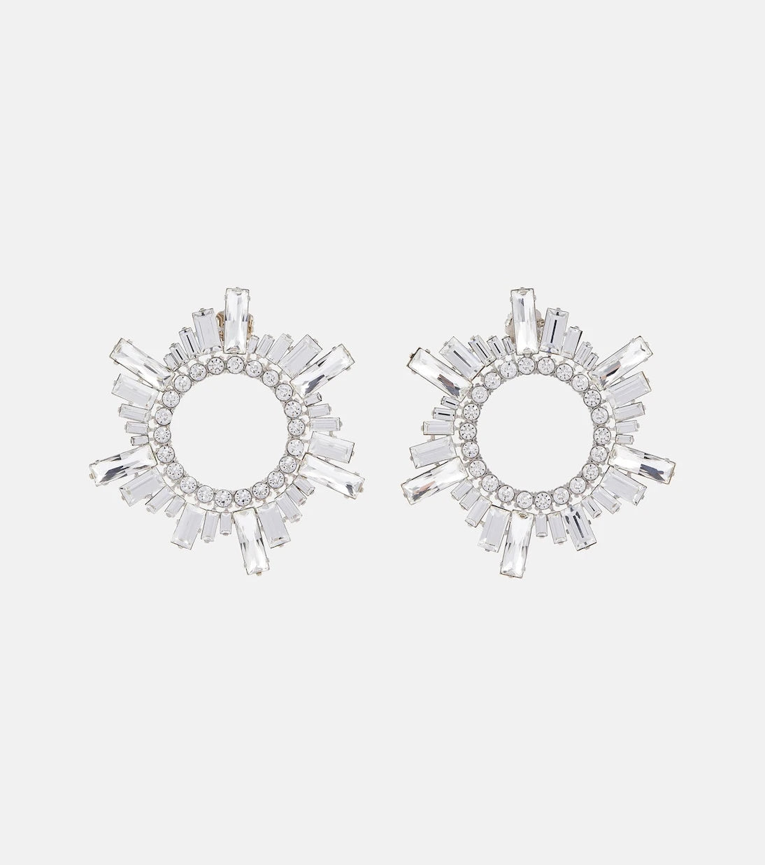 Amina Muaddi - Begum crystal-embellished earrings