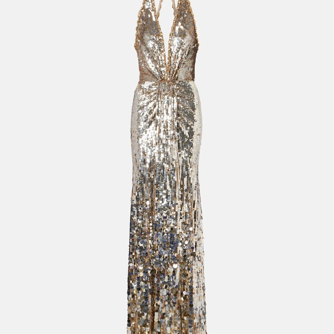 Jenny Packham - Mars gathered sequined gown