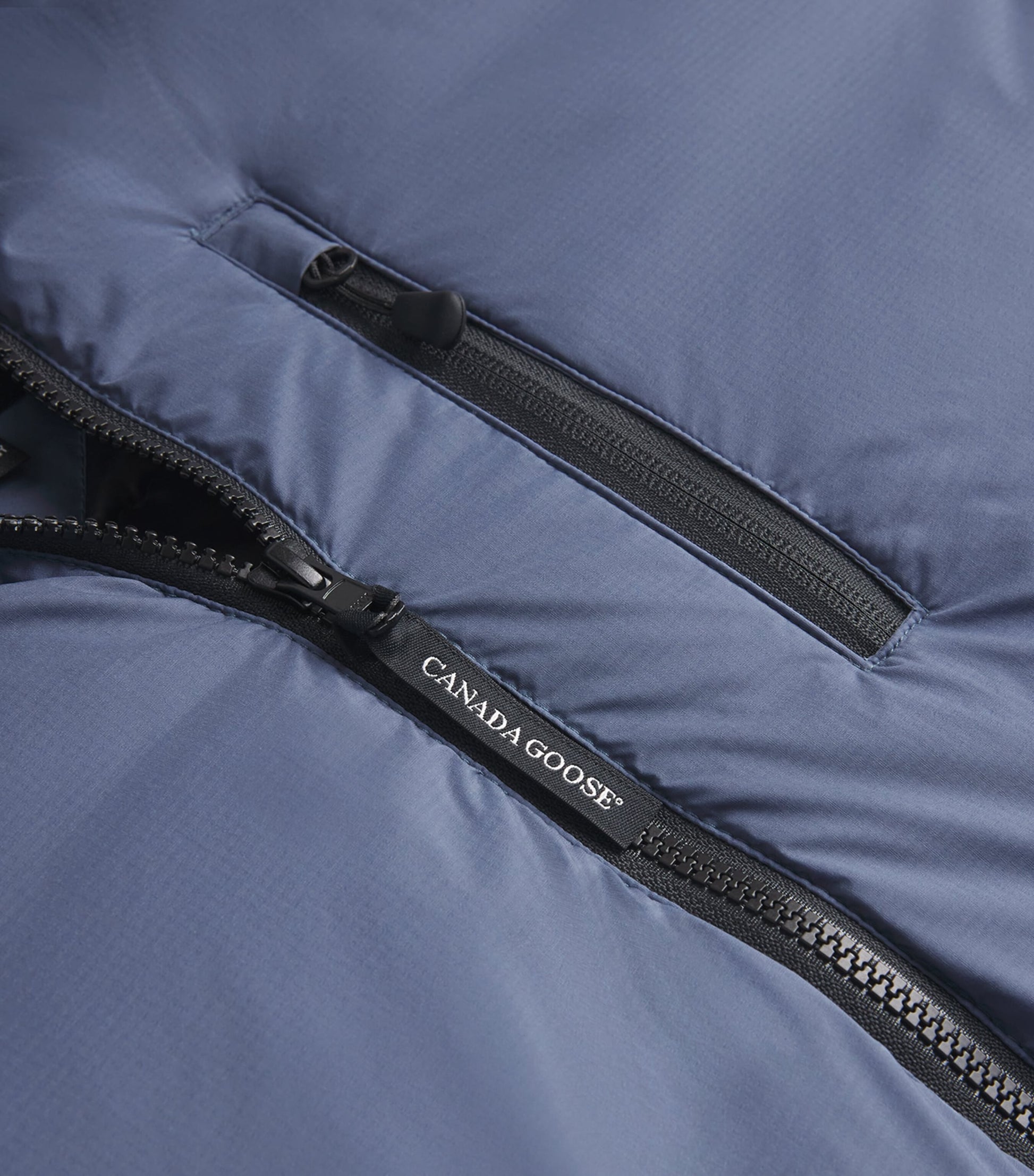 Blue Hooded Lodge Coat