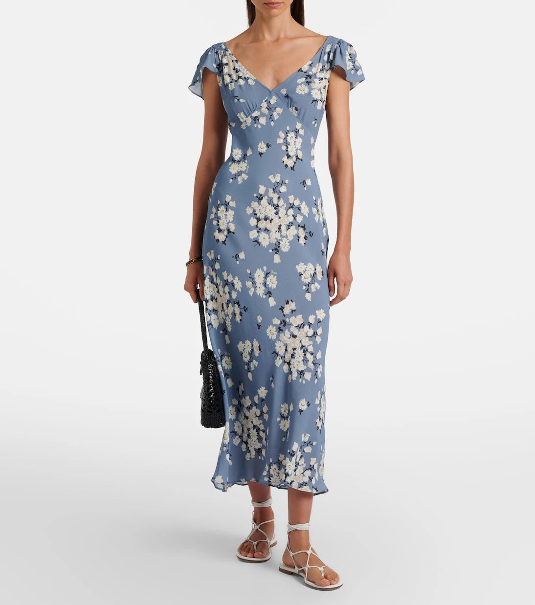 Rixo - Cathy floral crêpe midi dress