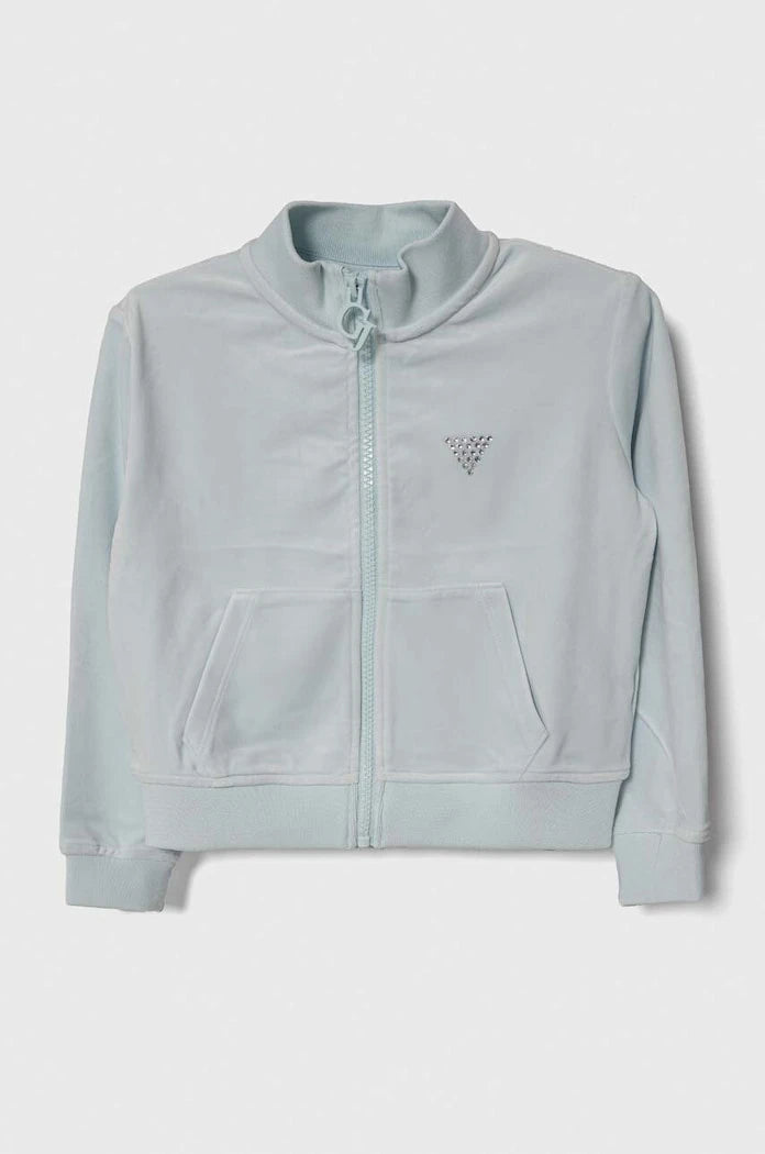 Детски кадифен суичър Guess