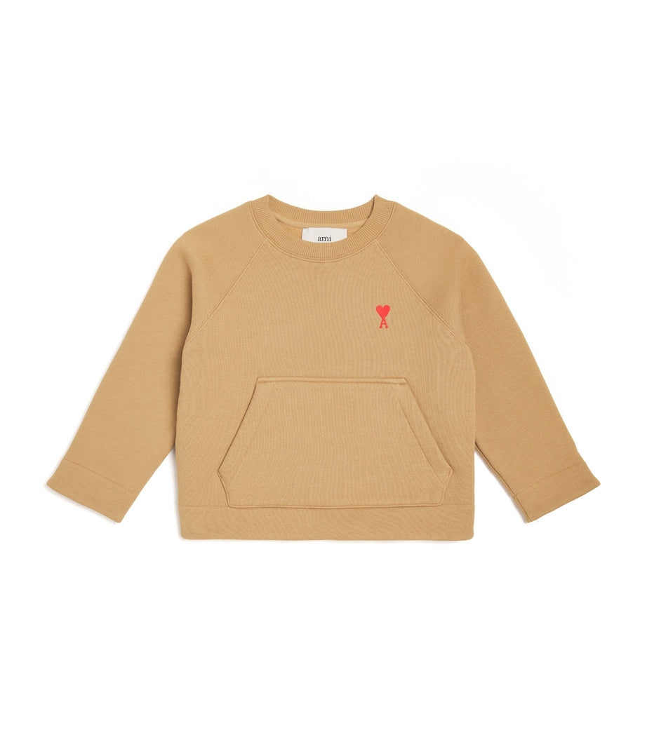 Cotton Ami De Coeur Sweatshirt (4-12 Years)