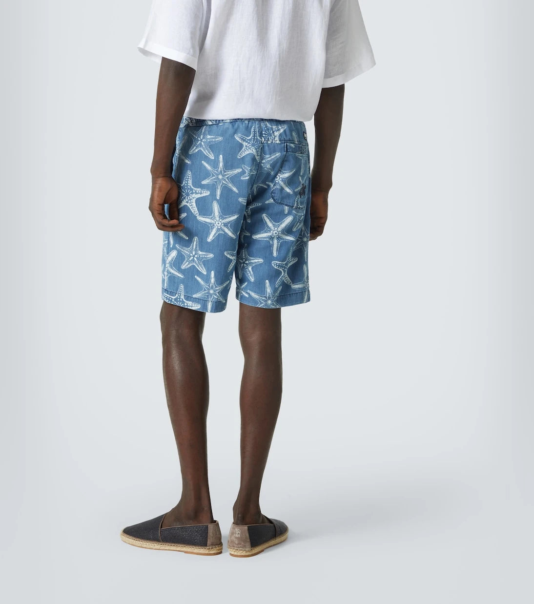 Vilebrequin - Printed denim Bermuda shorts