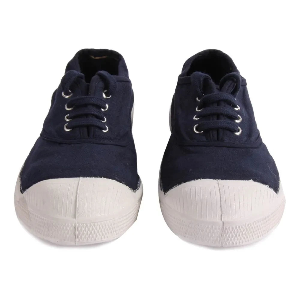 Bensimon - Laced Tennis Shoes  | Navy blue