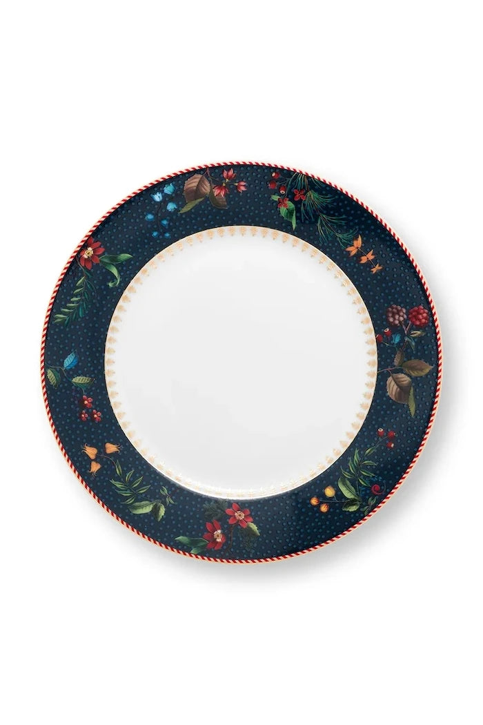 Pip Studio Berry Blues Blue 21,5 cm Düz Tabak Seti (6 Parça)